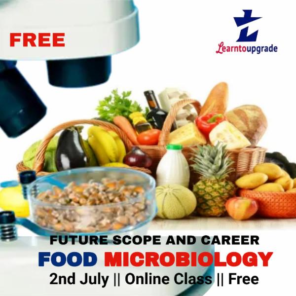 Food Microbiology-Free Webinar- Future Scope and Career cover
