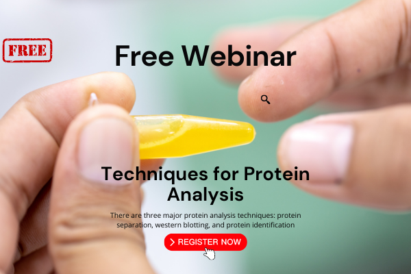 Free Webinar on Protein Analysis cover