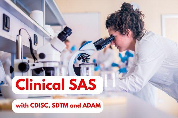 Clinical SAS with CDISC, SDTM and ADAM cover